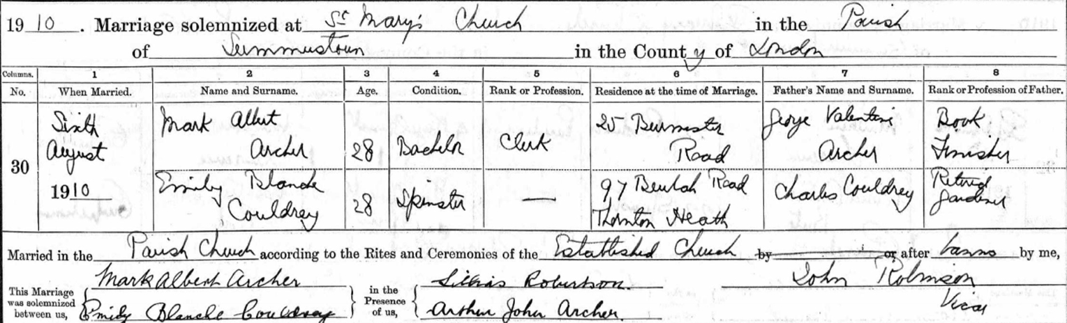 ArcherMarriage1910
