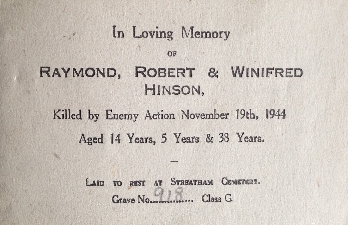 HinsonFuneralCard