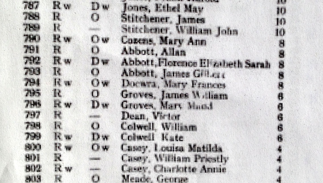 electoral roll